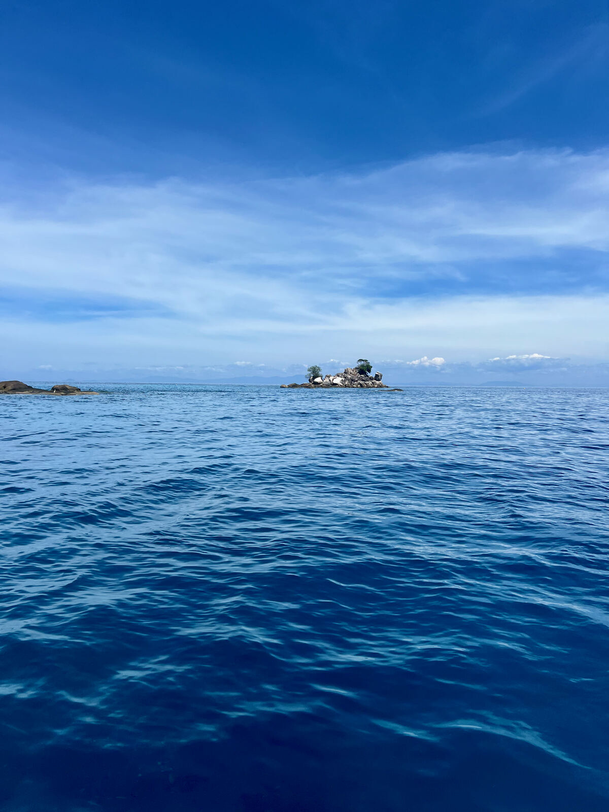Small rocky islet in the Andaman Sea